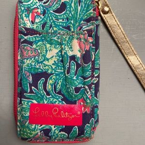 Lilly Pulitzer zip up wallet